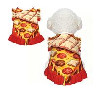 Pizza blanket XS Pet Apparel for Small Dogs-Cute Summer Outfit for Puppy, Soft Breathable Pet Clothes for Cat