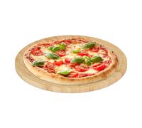 Pizza board Round Serving Tray Natural Wood Plate 32 cm Lightweight Oiled