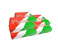 Pizza Boxes Flat Cardboard Pizza Boxes, Strong Postage Boxes, Takeaway Newly Designed Boxes, Easy to Assemble Recycle Pizza Boxes with Rear Vent Hole (12 inches - pack of 10)