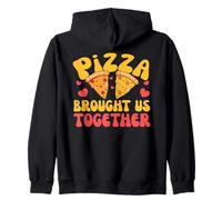 pizza brought us together Sweet Kawaii Sweet Pizza Slices Zip Hoodie