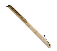 Pizza Brush | Pizza Stone Cleaning Brush with Scraper Stainless Steel Wire | Pizza Oven Cleaning Tool for Outdoor Portable Pizza Oven 22.2 Inch