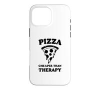 Pizza Cheaper Therapy Pizza Slice Food Lover Therapist Case for iPhone 16 Pro Max