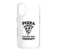 Pizza Cheaper Therapy Pizza Slice Food Lover Therapist Case for iPhone 17