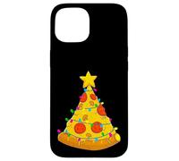 Pizza Christmas Tree Lights Xmas Gamer Gifts Men Kids Boys Case for iPhone 15
