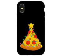 Pizza Christmas Tree Lights Xmas Gamer Gifts Men Kids Boys Case for iPhone X/XS