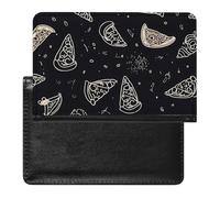 Pizza Constellation Passport Cover Protector Rfid Blocking Passport Holder Id Card Holder Secure Travel Wallet Organizer for Passport Tickets Credit Cards, style, One Size