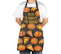 Pizza Cooking Apron Pizza Is Always The Answer Pizzeria Apron With Pocket Italian Pizza Lover Gift Pizza Chef Apron (Pizza Apron)