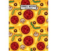 Pizza Cornell Notepad: Cornell Method Notebook | Cornell Style Notepad | Large 8.5 x 11