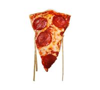 Pizza Costume - Polyester Realistic Food Cosplay Outfit | Decorative Pizza Costume | Festive Celebrations Food Slice Outfit For Role Playing Carnival Dress Party Adult Couple Kids Outdoor Birthday