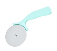 Pizza Cutter - Ergonomic Plastic Handle, Stainless Steel Wheel, Food-grade Slicer 26-27 Blue