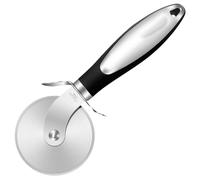 Pizza Cutter Wheel, Super Sharp Pizza Cutter, Stainless Steel, Pizza Cutter with Non-Slip Hanging Hole, Easy to Clean Qap435 (Silver, One Size)