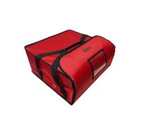 Pizza delivery Bag Red Large Heavy Duty Fully Thermal 18 x 18 x 8.5 Fits 4 Pizza Boxes