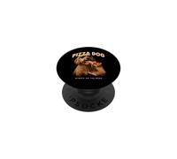 Pizza Dog On The Menu Goldendoodle Pizza Lover PopSockets Adhesive PopGrip