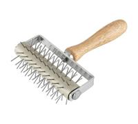 Pizza Dough Docker, Dough Docker Roller with Stainless Steel Spikes & Wooden Handle - Quick and Easier | Pizza Docking Tool for Cakes, Cakes, Bread, Pastries, Baking Tool