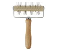 Pizza Dough Docker | Stainless Pizza Docker | Dough Docker Roller | Wooden Handle Professional Pastry Docker Roller with Spike for Homemade Pizza Cake Pie Bread Pastry Baking Tool