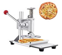 Pizza Dough Press Machine, Adjustable Thickness Commercial Pizza Crust Press for Tortilla and Pastry, 24cm Pizza Forming Machine