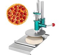 Pizza Dough Press Machine - Commercial Pizza Making Tool with Pulling Plate, Crust Press for Pizzerias, Street Vendors & Restaurants