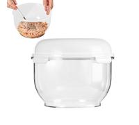Pizza Dough Proofing Box, Dough Proofing Container, Dough Rising Container, Pizza Dough Box Clear with Lid, Non-Stick Bread (White)