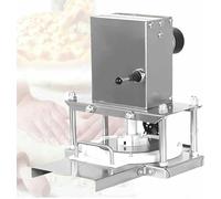 Pizza Dough Roller Sheeter, Stainless Steel Adjustable Thickness Machine for Pressing Dough and Cakes, Hand-Held, 30cm Width for Commercial Kitchen Use