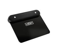 Pizza Dough Scraper | Black Non-Stick Coated Stainless Steel Blade - Rubberised Wooden Handle | Created by Woody Oven