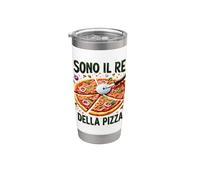 Pizza e Allegria: Perfetto per ogni pizzaïolo Stainless Steel Insulated Tumbler