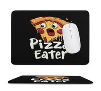 Pizza Eater Funny Mouse Mat 20x24/25x30cm Mousepad