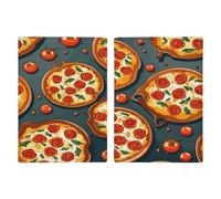 Pizza Food Passport Holder for Travel Essentials Leather Passport Cover Waterproof Passport Wallet Cover Case Cute Passport Book Holder Passport Protector for Women Men