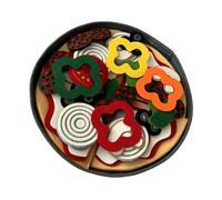 Pizza Food Set Educational Toy Pretend Play for Boys Girls Ages 2+ Gift