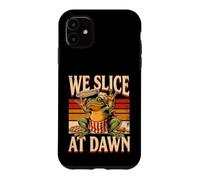 Pizza Frog We Slice At Dawn Food Humor Case for iPhone 11