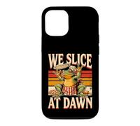 Pizza Frog We Slice At Dawn Food Humor Case for iPhone 12/12 Pro