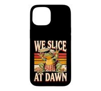 Pizza Frog We Slice At Dawn Food Humor Case for iPhone 15
