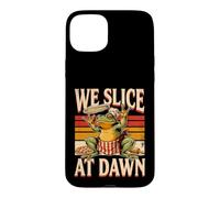 Pizza Frog We Slice At Dawn Food Humor Case for iPhone 15 Plus