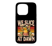 Pizza Frog We Slice At Dawn Food Humor Case for iPhone 15 Pro