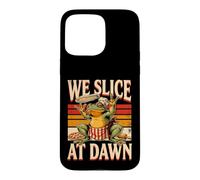 Pizza Frog We Slice At Dawn Food Humor Case for iPhone 15 Pro Max