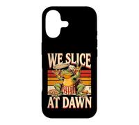 Pizza Frog We Slice At Dawn Food Humor Case for iPhone 17