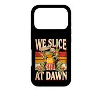 Pizza Frog We Slice At Dawn Food Humor Case for iPhone 17 Pro