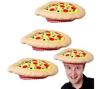 Pizza Hat - Italian Pizza Hat Novelty Food Hat - Perfect for Fancy Dress Events Funny Costume Party Accessory - Pack Of 1