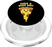 Pizza Have A Slice Day Funny Pizza PopSockets PopGrip for MagSafe