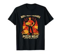 Pizza Heat Warrior Not All Heroes Wear Capes Print T-Shirt