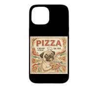 Pizza Il Migliore D Italia Dal 1950 Pug Chef Case for iPhone 15