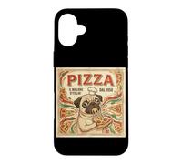 Pizza Il Migliore D Italia Dal 1950 Pug Chef Case for iPhone 16 Plus