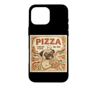 Pizza Il Migliore D Italia Dal 1950 Pug Chef Case for iPhone 16 Pro Max