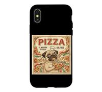 Pizza Il Migliore D Italia Dal 1950 Pug Chef Case for iPhone X/XS