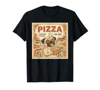 Pizza Il Migliore D Italia Dal 1950 Pug Chef T-Shirt