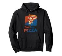 Pizza Is Calling Pepperoni Cheese Graphic Pullover Hoodie