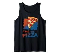 Pizza is Calling Pepperoni Cheese Graphic Tank Top