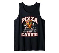 Pizza is My Cardio Funny Pizza Lover Food Humor Tank Top