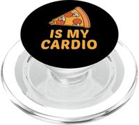 Pizza Is My Cardio Sarcasm Lazy Workout Food Health PopSockets PopGrip for MagSafe