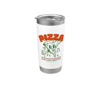 Pizza is My Love Language (Funny Food Statement) Stainless Steel Insulated Tumbler
