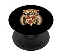 Pizza Is My Passport Italian Food Travel Love Foodie PopSockets Adhesive PopGrip